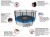 Батут UNIX line 12 ft outside (Blue)