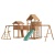 Jungle Palace + bridge Link + cottage(без горки) + swing + Rock + Рукоход с гимнастическими кольцами Jungle Palace + bridge Link + cottage(без горки) + swing + Rock + Рукоход с гимнастическими кольцами