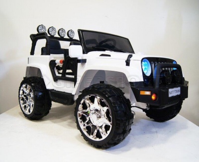 Электромобиль RiverToys JEEP M777MM 4*4 White