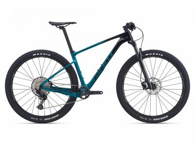 Велосипед Giant XTC Advanced 29 2 бирюзово-карбоновый (рама: L, M)