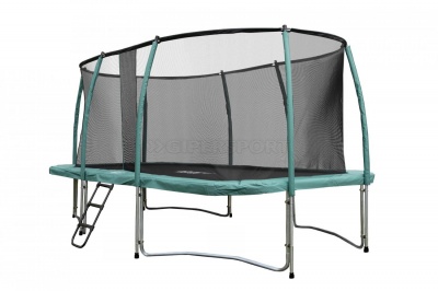 Батут KOGEE TRAMPS TOP Tramps 10'x14'(4.3x3.0м) прямоугольный с защитной сетью
