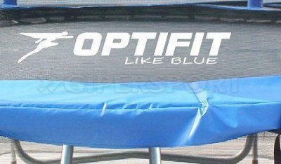 Батут Optifit Like Blue 10ft с сине-желтой крышей