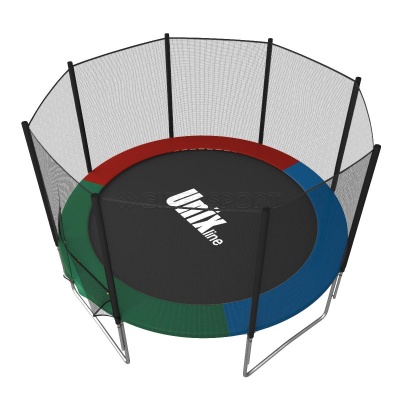 Батут UNIX line Simple 6 ft Color (outside) с лестницей