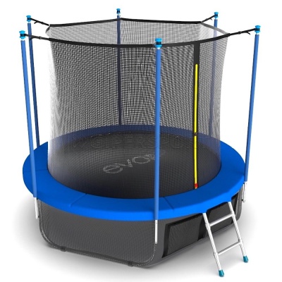 Батут с внутренней сеткой EVO JUMP Internal 12ft (Sky) + нижняя сеть