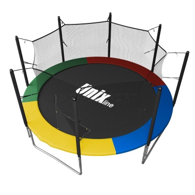 Батут UNIX line Simple 10 ft Color (inside) с лестницей