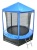 Батут Optifit Like Blue 6ft с синей крышей