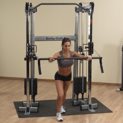 Кроссовер угловой с двумя весовыми стеками Body Solid по 72,5 кг