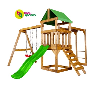 Детская игровая площадка Babygarden Play 3 зеленый