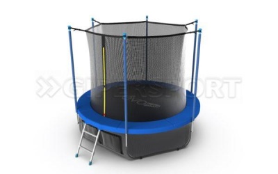 Батут с внутренней сеткой EVO JUMP Internal 10ft (Sky) + нижняя сеть