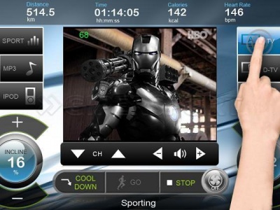 Беговая дорожка Aerofit X4-T 10"LCD