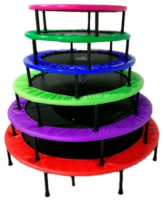 Батут DFC JUMP SUN 55" фиолетовый без сетки (137см)