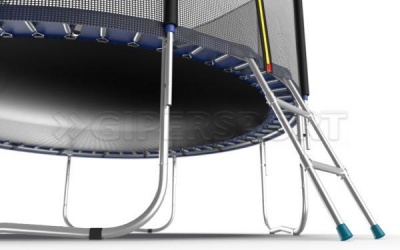 Батут с внешней сеткой и лестницей EVO JUMP External 16ft (Blue)