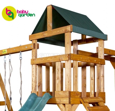 Детская игровая площадка Babygarden Play 3 зеленый