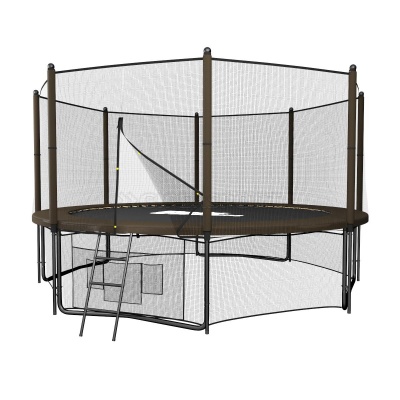Батут UNIX line 10 ft Black&Brown (outside)