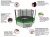 Батут Unix 8 ft inside (green)