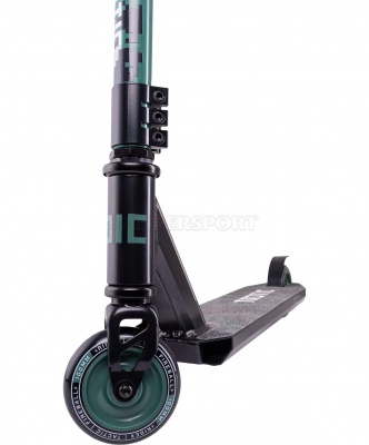 Самокат трюковый Ridex Tactic green 100 мм
