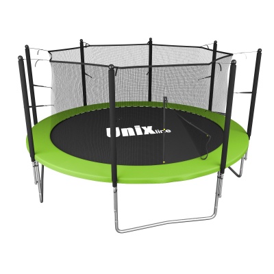 Батут UNIX line Simple 10 ft Green (inside) с лестницей