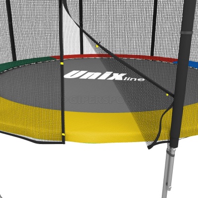 Батут UNIX line Simple 12 ft Color (outside) с лестницей