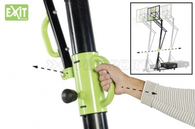 Передвижная баскетбольная система Exit Toys