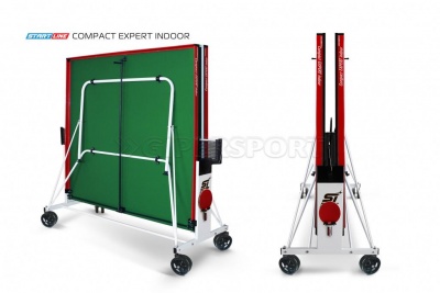 Теннисный стол START LINE Compact Expert Indoor зеленый (с сеткой)
