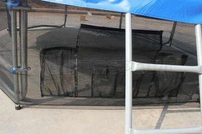 Батут Optifit Like Blue 16ft с сине-желтой крышей