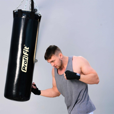 Мешок боксерский (резиновая крошка) 70 кг, 1180х350 мм Profi-Fit | sportres.ru