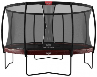 Батут BERG Elite Regular 430 Red + защитная сетка Safety Net Deluxe