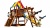 Детская площадка Rainbow Play Sistems Саншайн Клубхаус III Лайт Тент