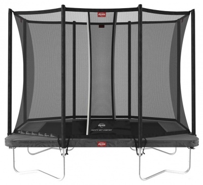 Батут BERG Ultim Favorit Regular 280 Grey + защитная сетка Safety Net Comfort