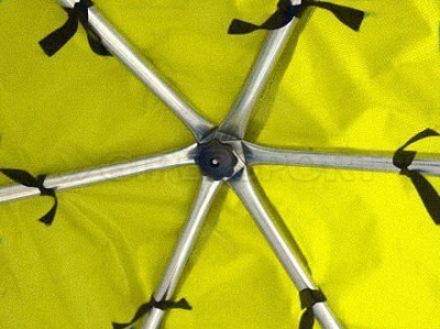 Батут Optifit Like Blue 14ft с желтой крышей