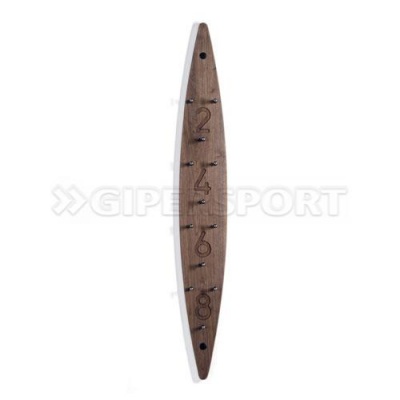 Настенный набор гантелей NOHrD Swing Board орех 40 кг
