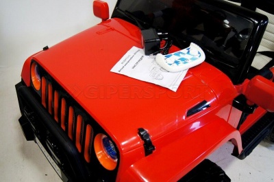 Электромобиль RiverToys JEEP M777MM 4*4 Red