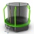 Батут с внутренней сеткой и лестницей EVO JUMP Cosmo 8ft (Green) + нижняя сеть