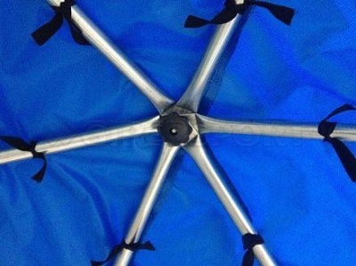 Батут Optifit Like Blue 8ft с синей крышей