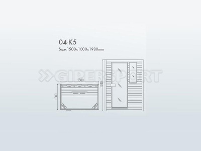 Инфракрасная сауна Kvimol H04-K5
