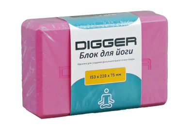 Блок для йоги черный Hasttings Digger HD22E1-RR | sportres.ru