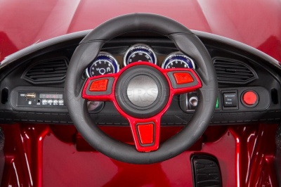 Электромобиль Barty Porsche Sport М777МР красный