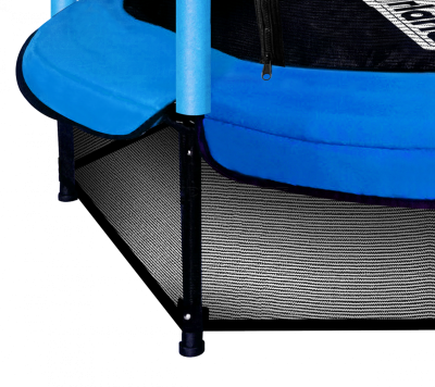 Мини батут ARLAND с защитной сеткой (Blue)