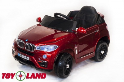 Электромобиль ToyLand BMW X6 красный