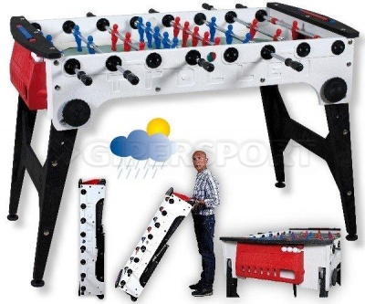 Настольный футбол Norditalia Ricambi «Storm trolley family outdoor telescopic» (133.5x76.5x83)