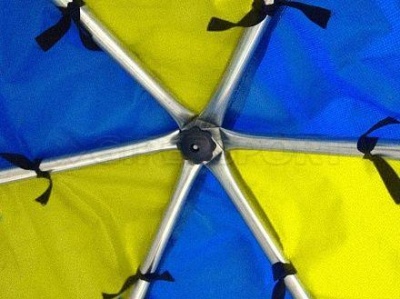Батут Optifit Like Blue 16ft с сине-желтой крышей