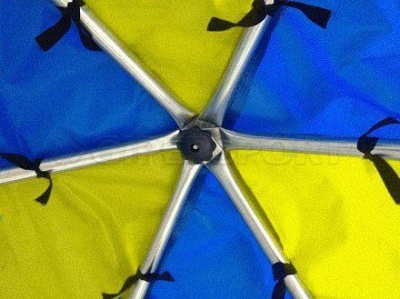 Батут Optifit Like Blue 6ft с сине-желтой крышей