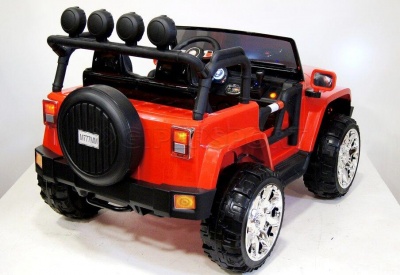Электромобиль RiverToys JEEP M777MM 4*4 Red