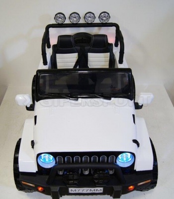 Электромобиль RiverToys JEEP M777MM 4*4 White