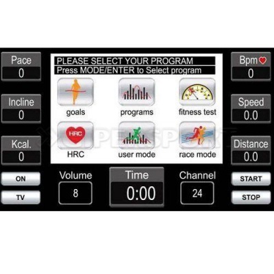 Беговая дорожка Aerofit MaxFit 13-10" TV