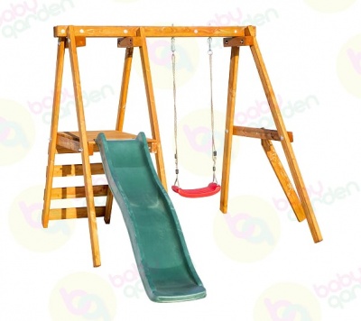 Качели Babygarden с горкой 1.8м