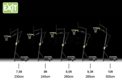 Передвижная баскетбольная система Exit Toys