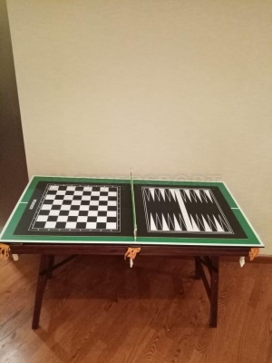 БИЛЬЯРДНЫЙ СТОЛ FORTUNA РУССКАЯ ПИРАМИДА 4ФТ 9 В 1 С КОМПЛЕКТОМ АКСЕССУАРОВ