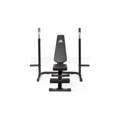 Скамья тренировочная Adidas ADBE-10345 с рамой для приседаний
