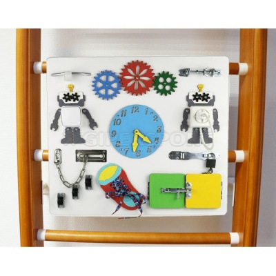 Шведская стенка Kampfer Helena Ceiling Busyboard (классический, ореховый, натуральный, жемчужный)